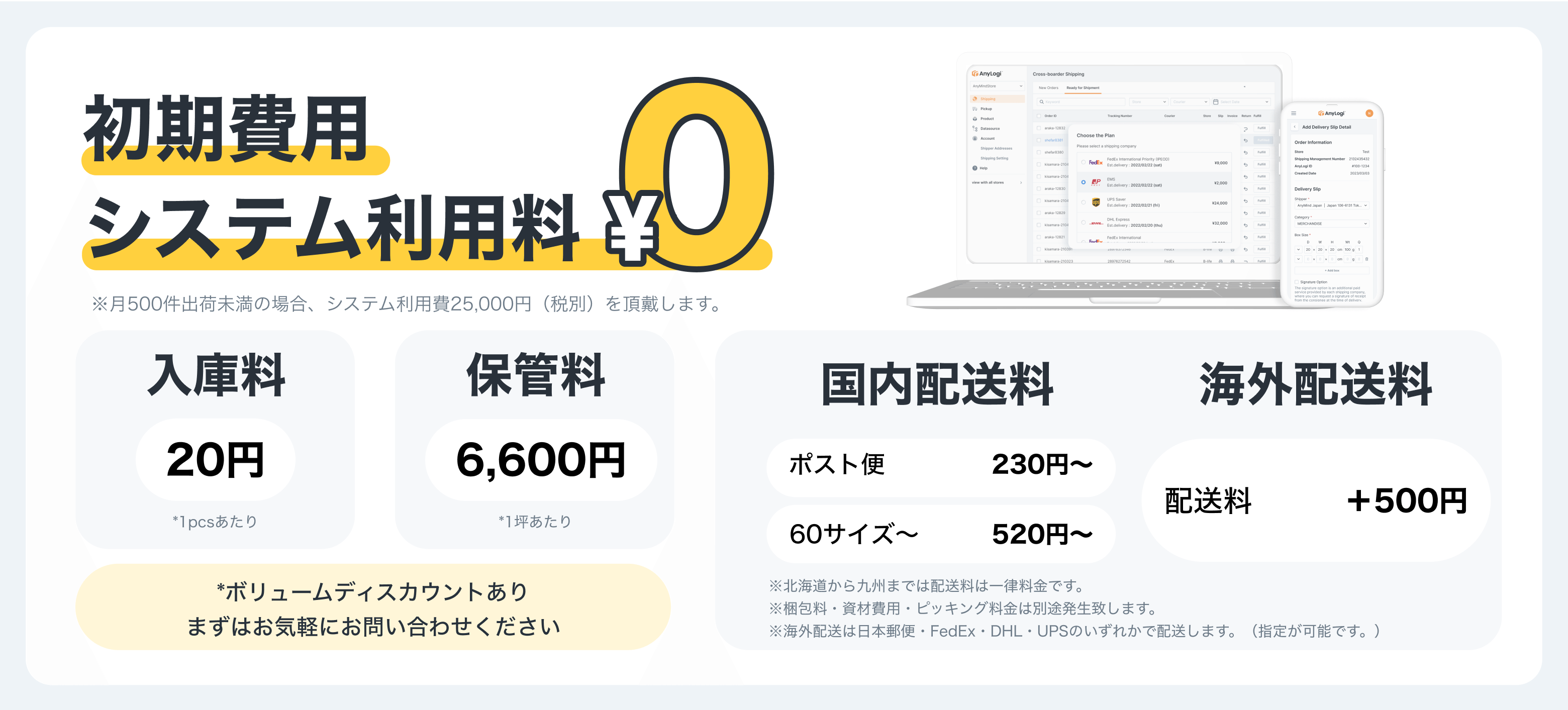 月額ご利用料金